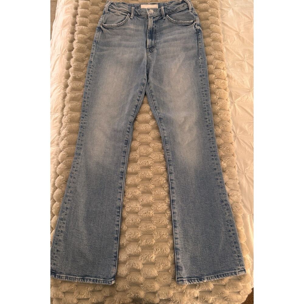 Mother Superior The Hustler Ankle Women's Jeans Blue Light Wash Denim Sz 26